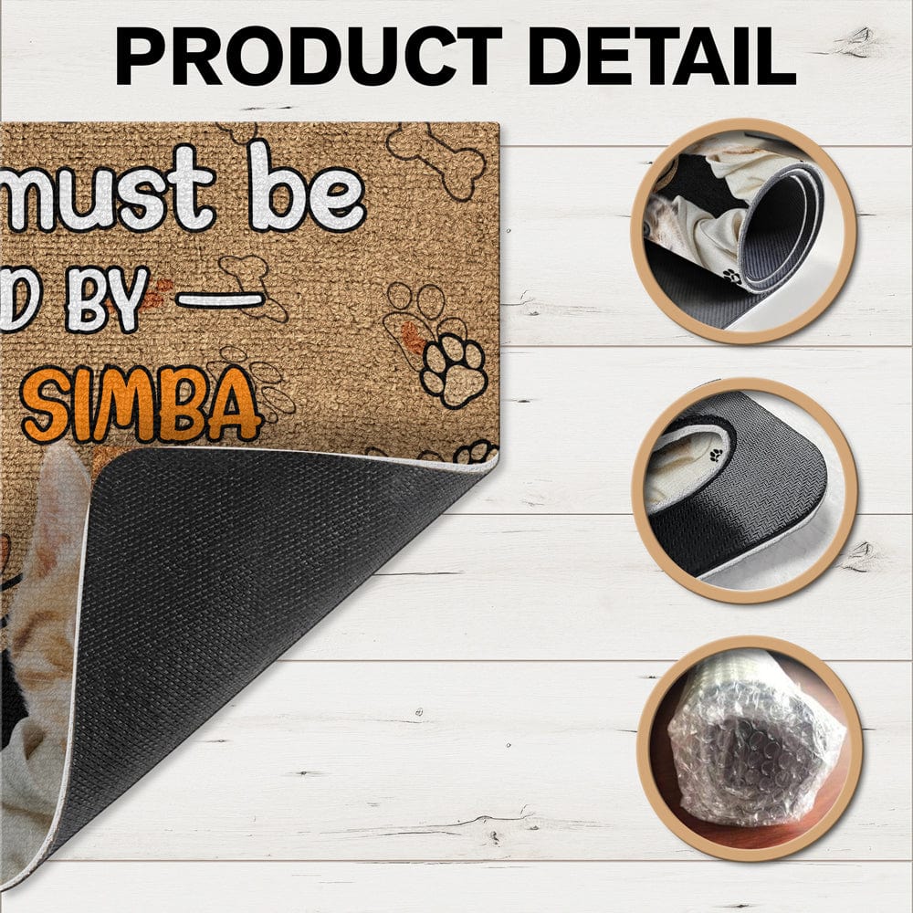 Personalized Dog Lovers Doormat - Custom Entrance Mat