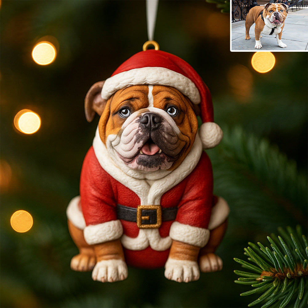 Furry And Bright - Personalized Dachshund Dog Custom Made 3D Minifigure Ornament