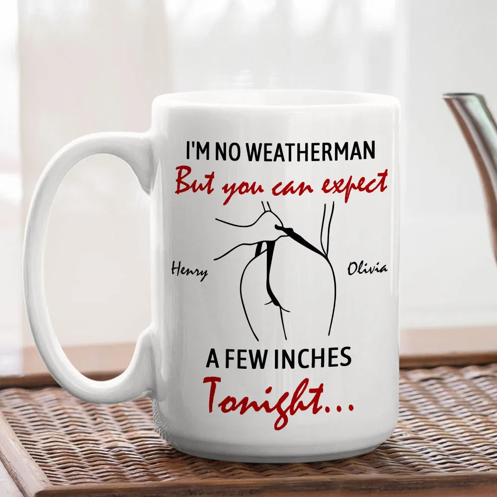 Custom Couple Mug with Names – Romantic Minimal Line Art Ceramic Coffee Cup Gift