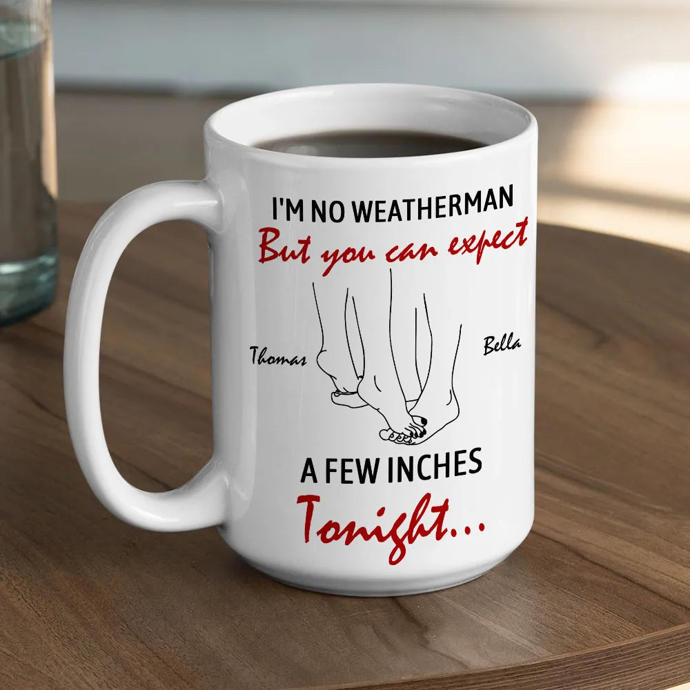 Custom Couple Mug with Names – Romantic Minimal Line Art Ceramic Coffee Cup Gift