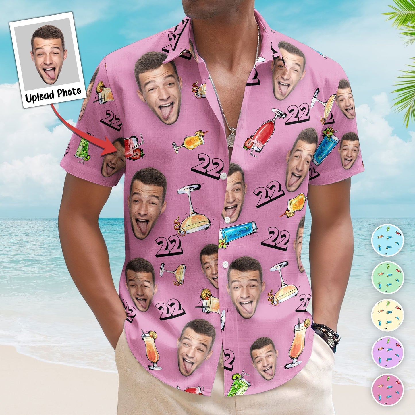 Hawaiian Shirt with Fun and Personalized Birthday Design – The Perfect Gift for Your Loved One