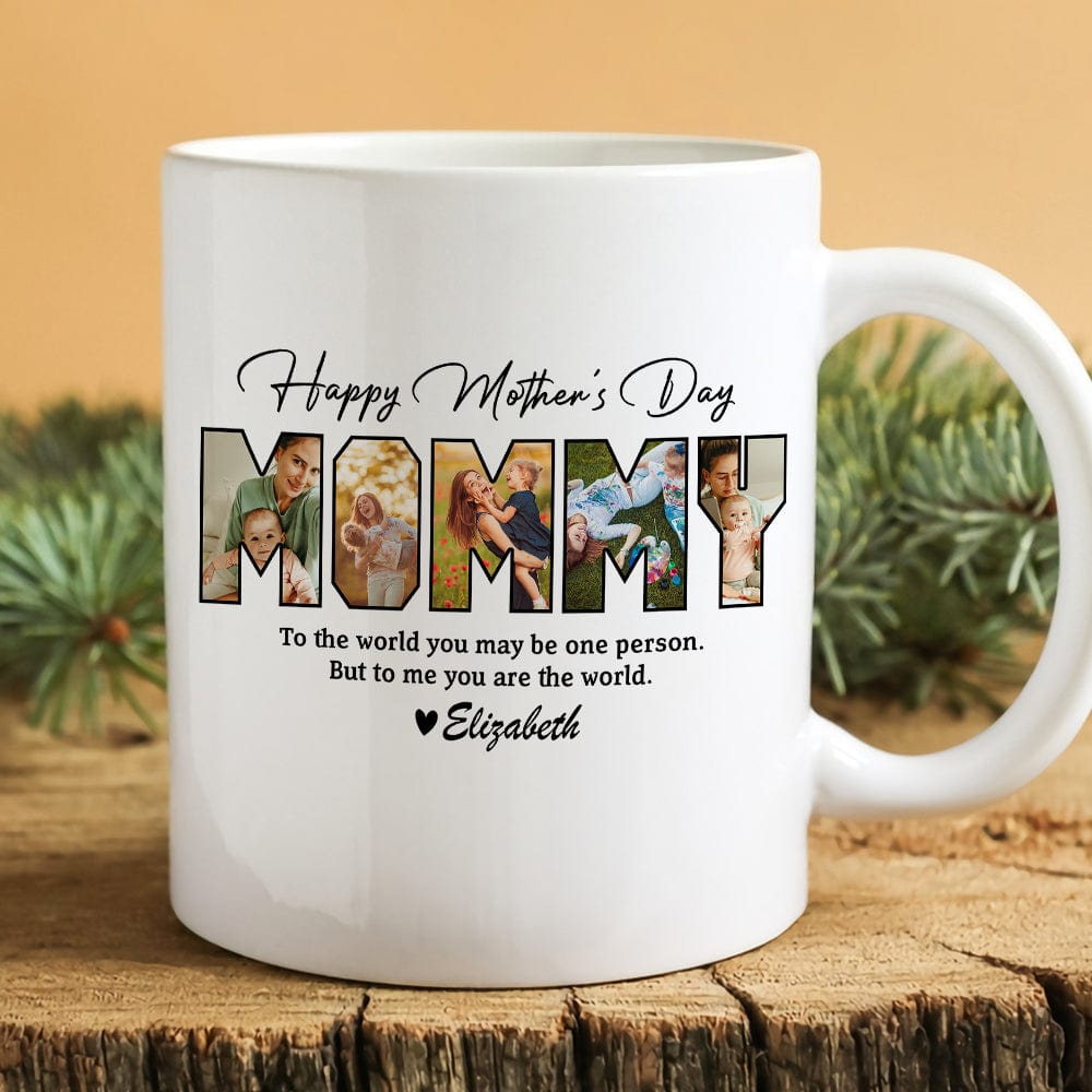 Customized Mother's Day Photo Mug – Personalized Ceramic Cup