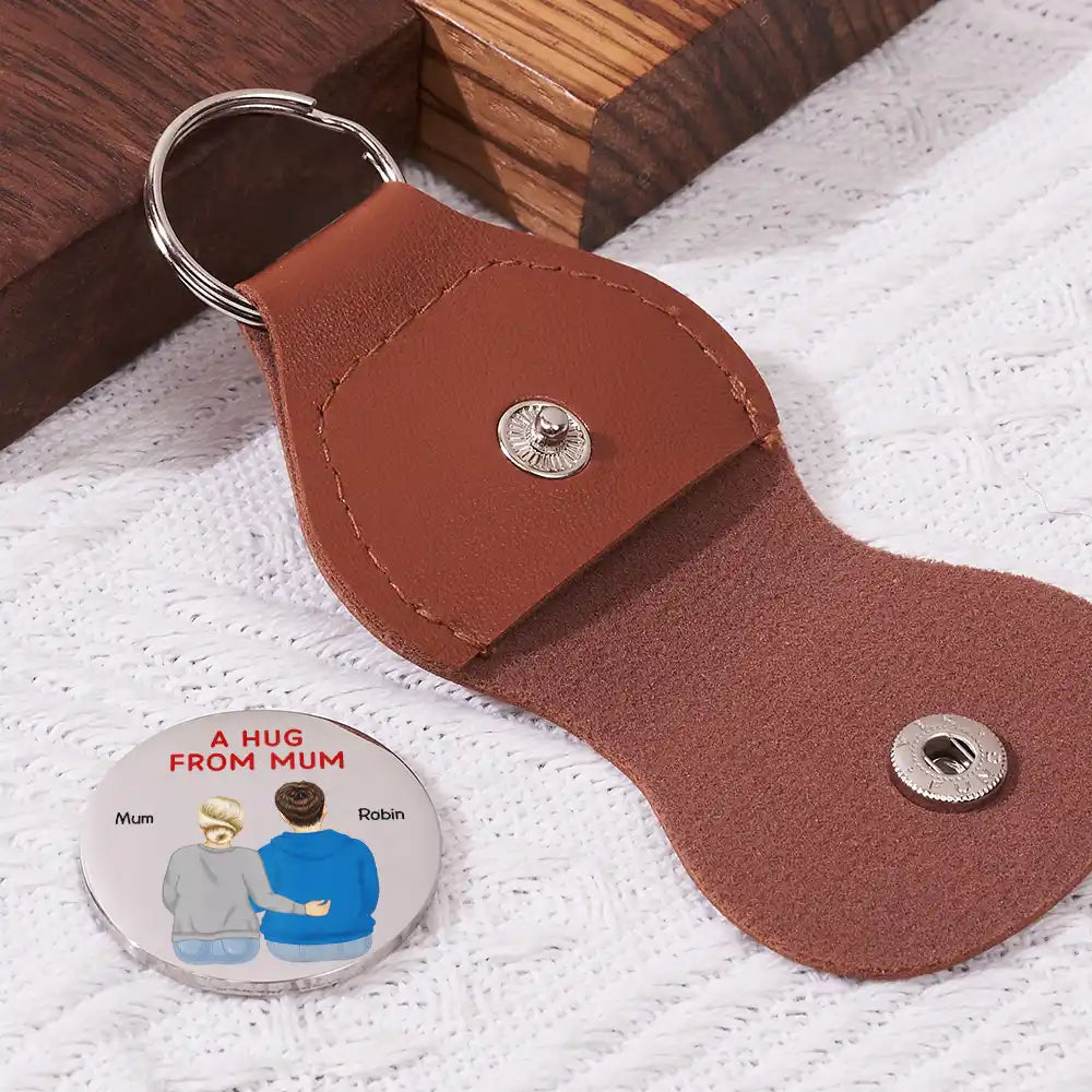 Mom and Daughter Pocket Hug – Customizable Pocket Hug Token with Sweet Message, Sentimental Gift for Birthday or Just Because