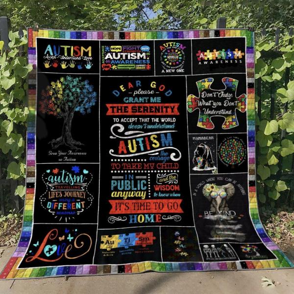 Autism Don'T Judge What You Don'T Understand - Autism Awareness Quilt 0921