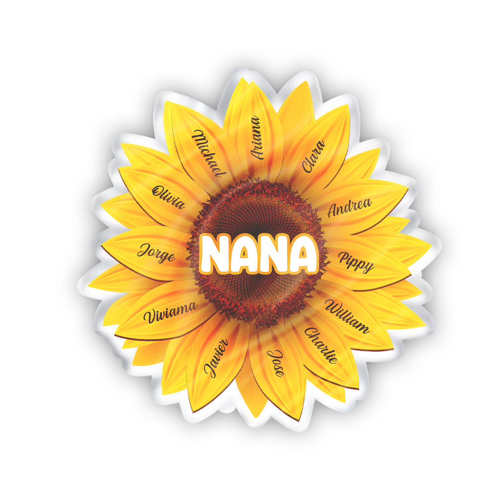 Best Grandma Ever - Personalized Grandma Shaped Pillow