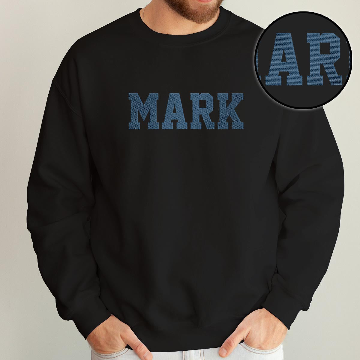 Custom Name - Personalized Aunt Embroidered Sweater