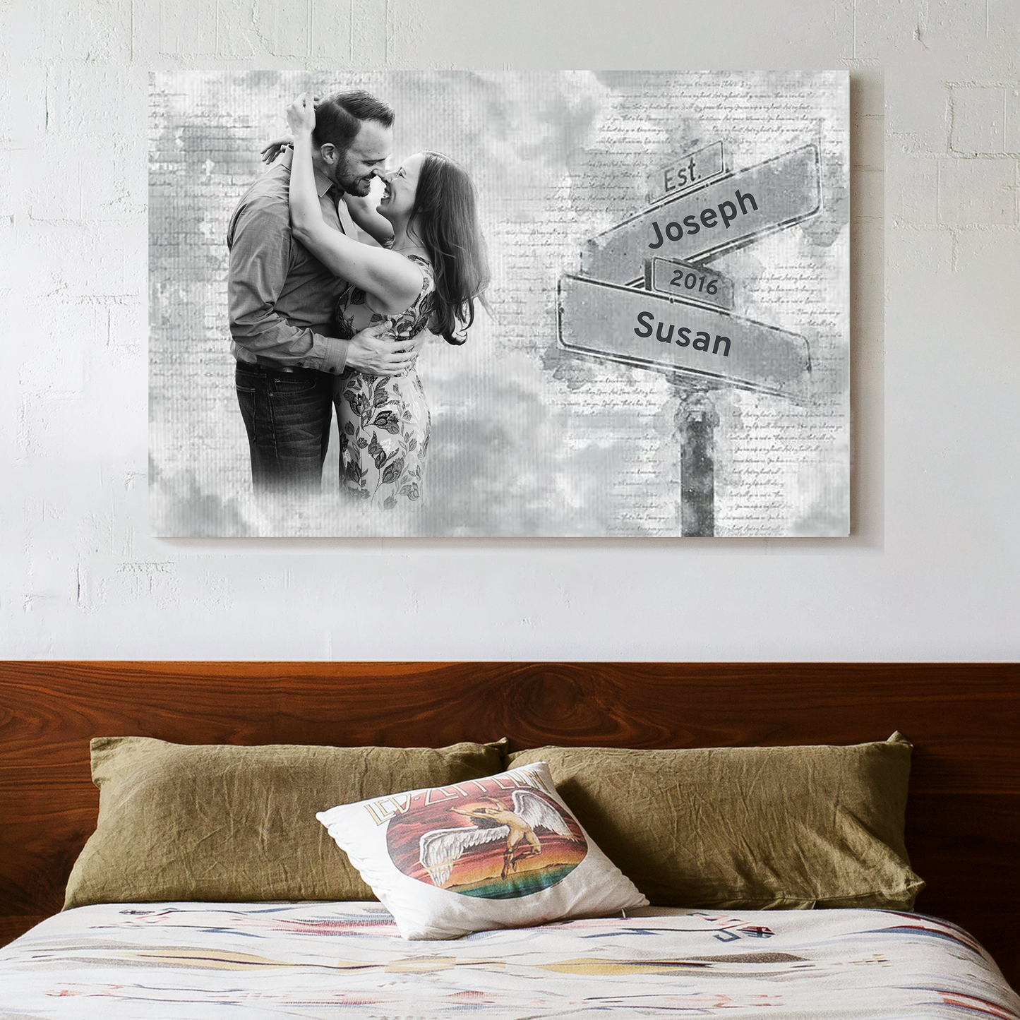 Custom Couple Poster - A Timeless Gift of Love