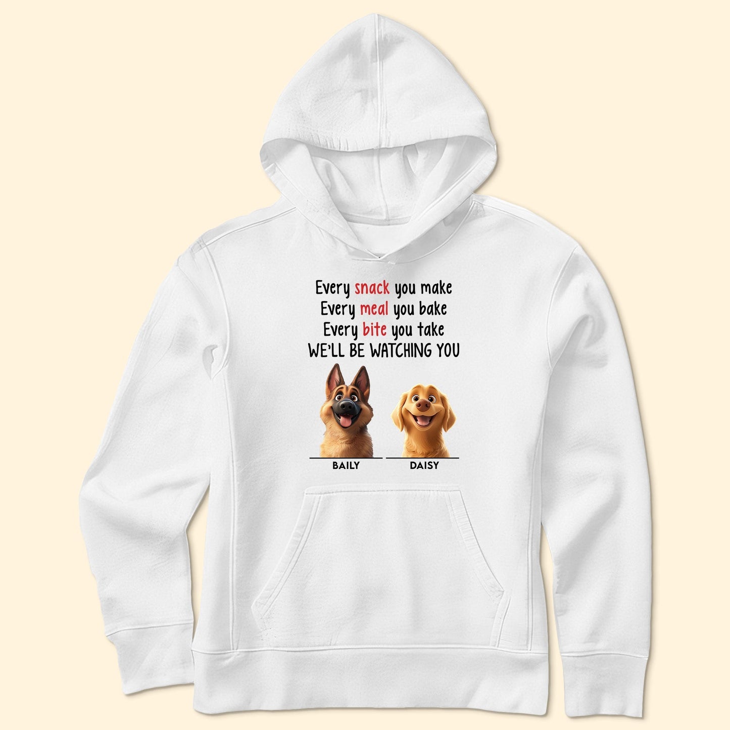 Watching You with Love – Custom Shirt for Dog Moms and Pet Lovers, Perfect Gift for Pet Enthusiasts