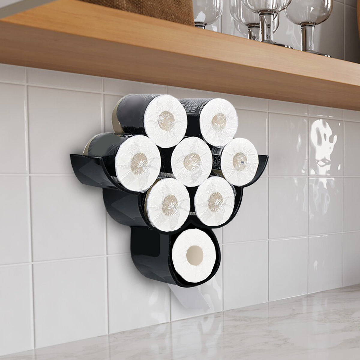 Funny Bathroom Decor - Your But* Napkins My Lord - Personalized Skull Toilet Paper Holder Rack