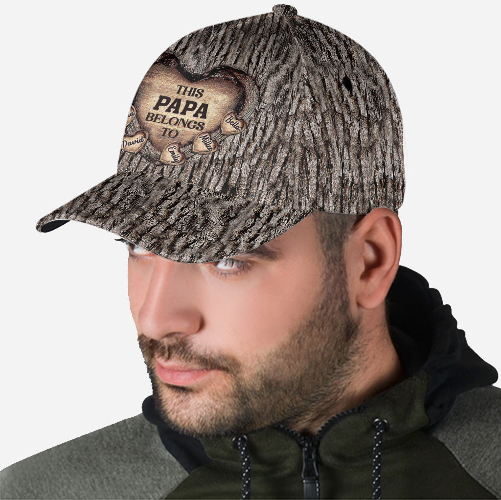 Dad's Heart - Gift for dad, grandma, grandpa, mom, uncle, aunt, brother, sister - Personalized Classic Cap