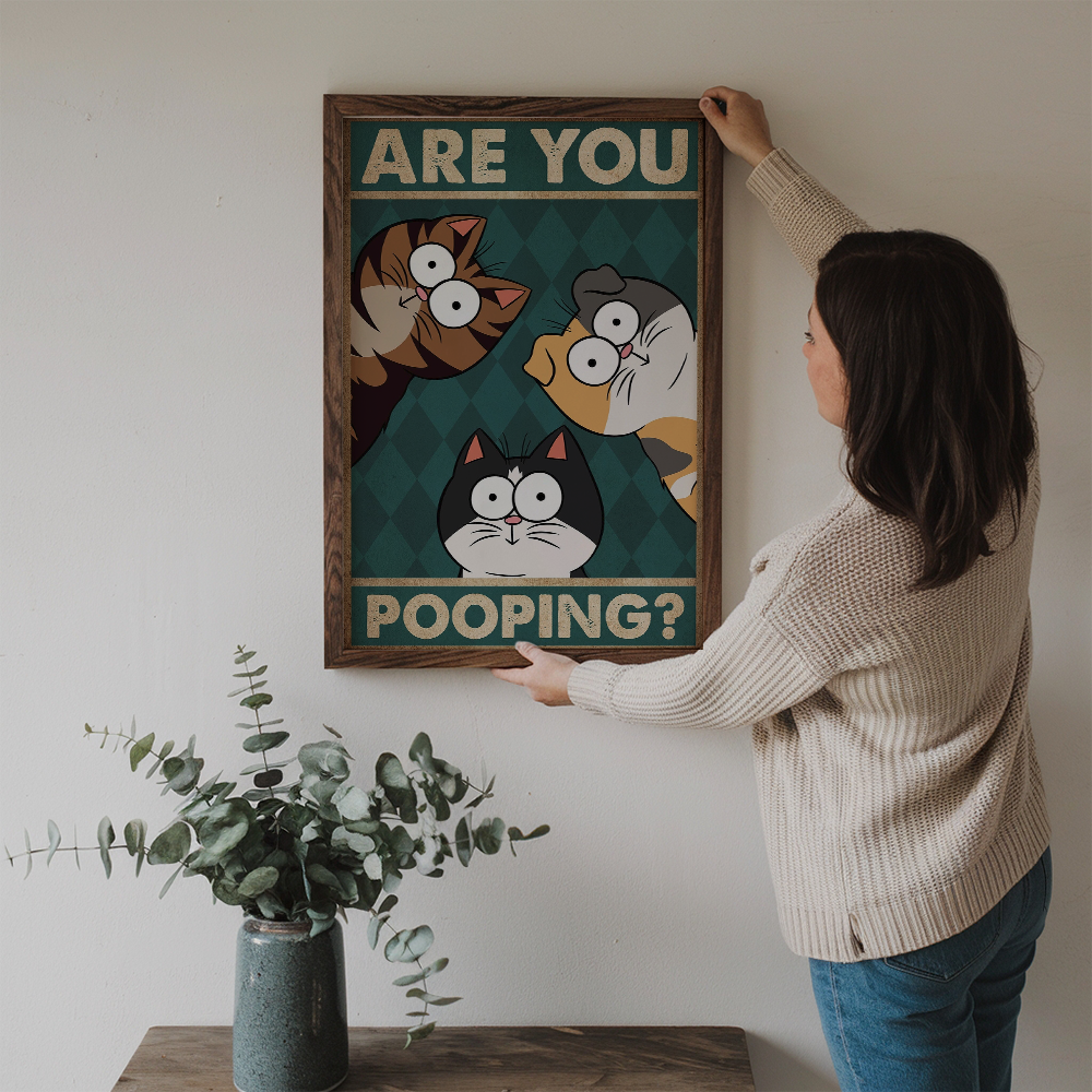 Personalized Funny Cats and Dogs Poster – Ideal Gift for Cat and Dog Lovers