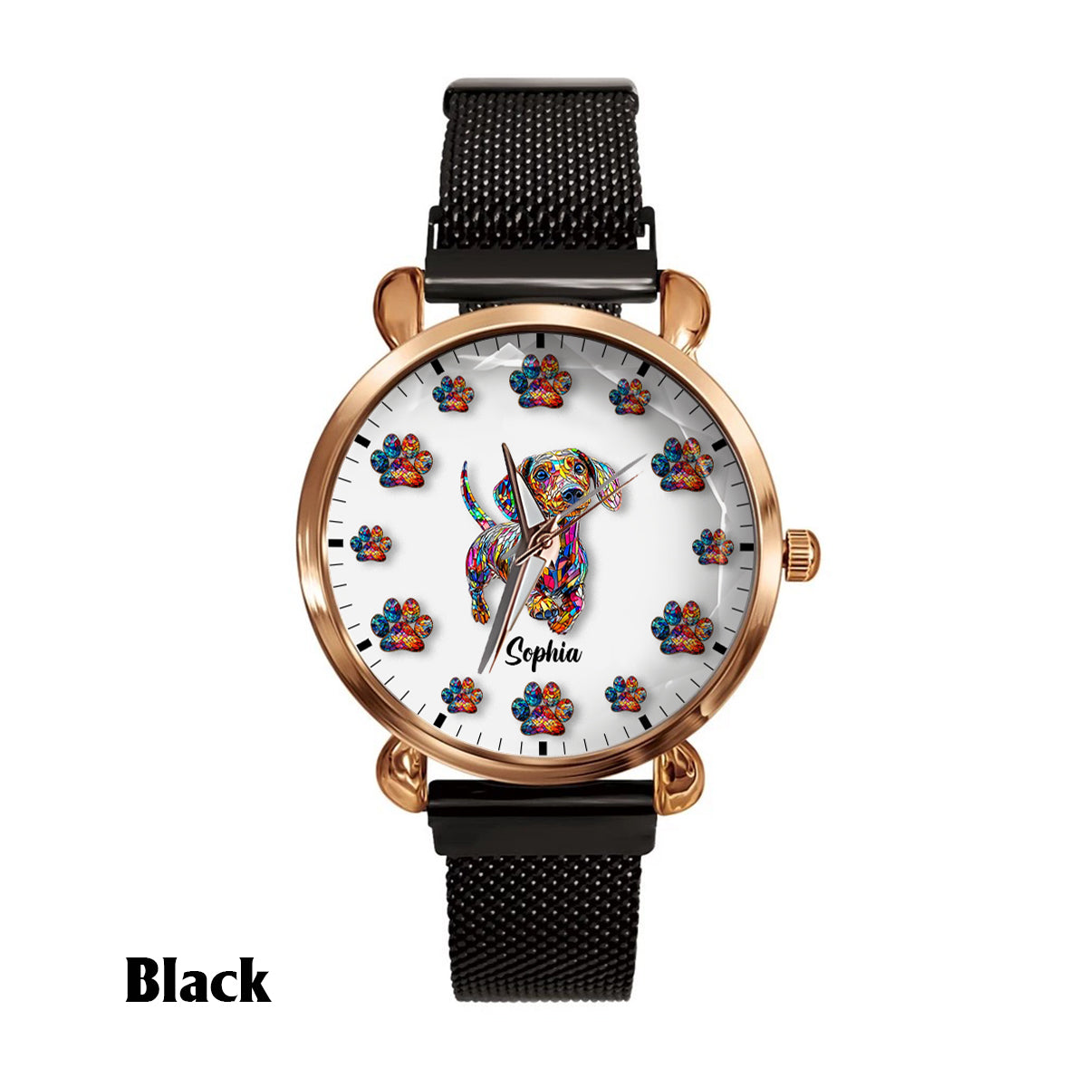 I Love My Dog - Personalized Dog Women Hand Watch