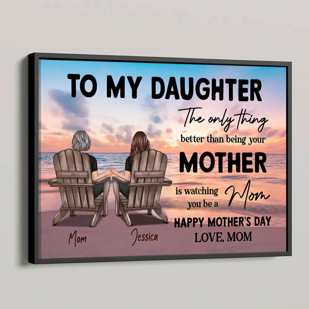 Custom Mother-Daughter Poster or Canvas Gift