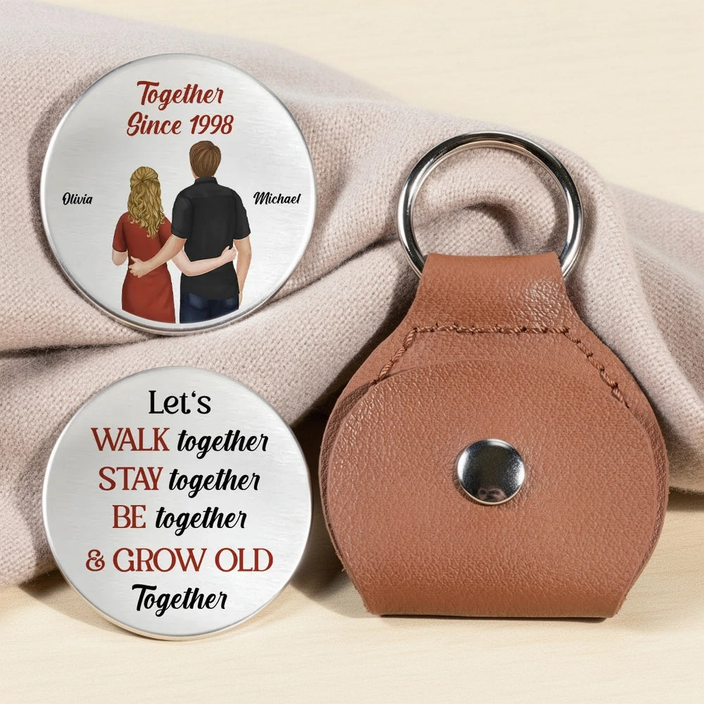 Personalized Pocket Hug Token for Couples, Together Theme, Sweet Everyday Keepsake, Unique Romantic Gift