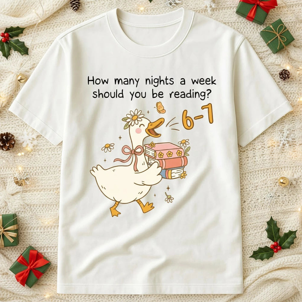 How Many Nights A Week Should You Be Reading 67 - Playful Personalized Gift for Readers