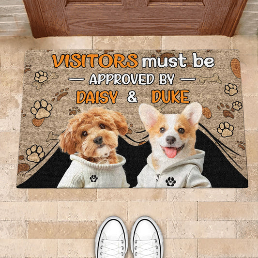 Personalized Dog Lovers Doormat - Custom Entrance Mat