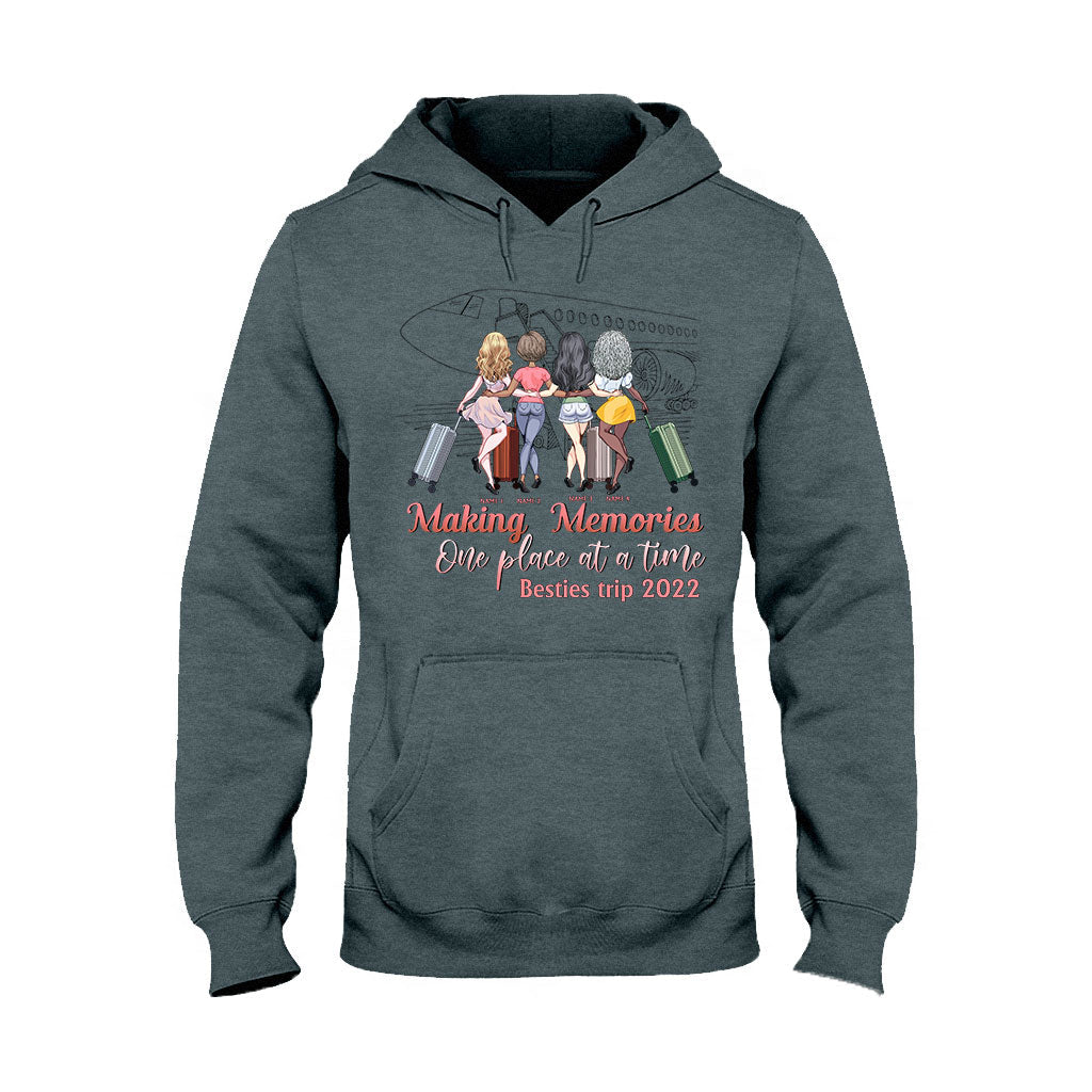 Besties Trip Apparently We're Trouble When We're Together - Personalized Travelling T-shirt and Hoodie