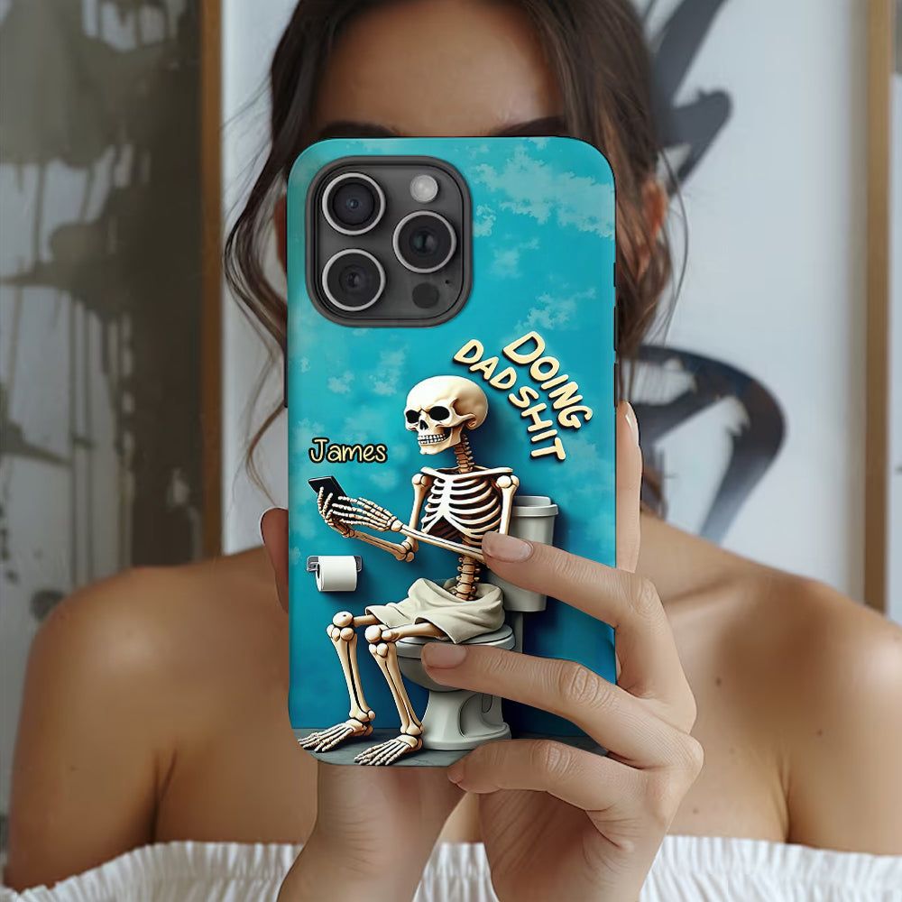 Doing Dad Shit - Personalized Father Full Print Phone Case