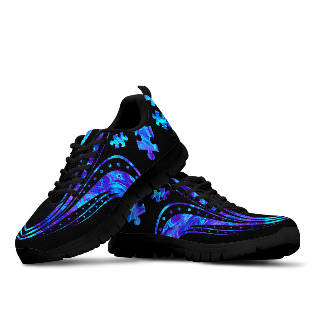 Autism Blue Mandala Autism Awareness Sneakers 0622
