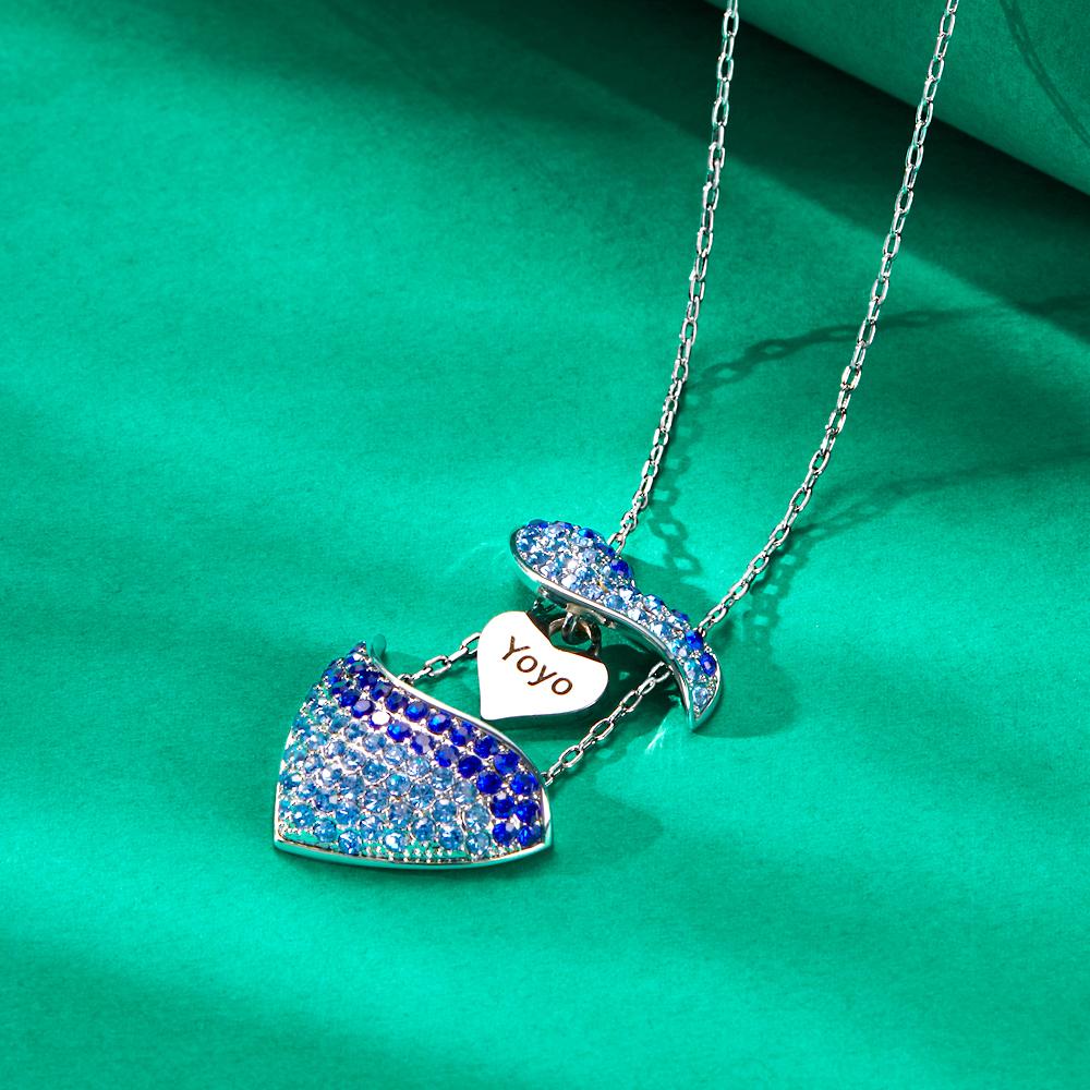 Engraved Openable Message  - Personalized  Necklace