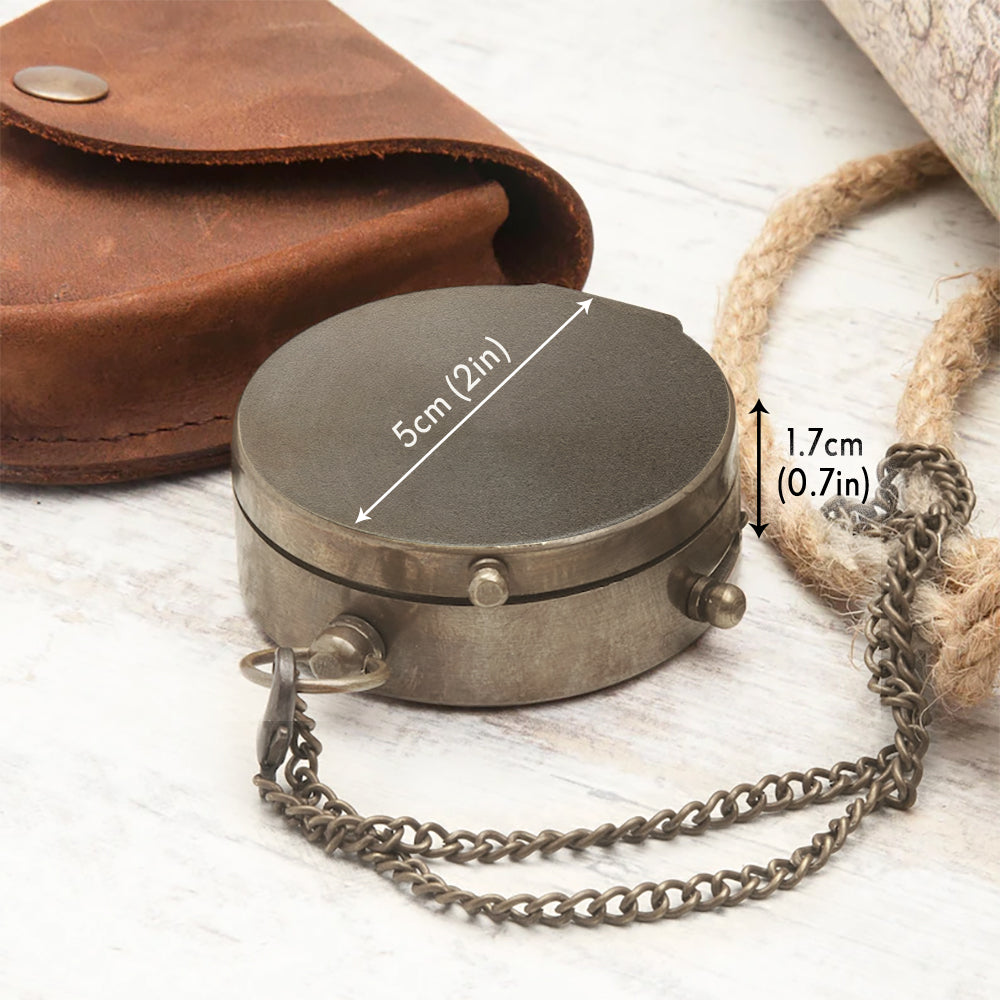 Find Your Way Back To Me - Personalized Couple Compass