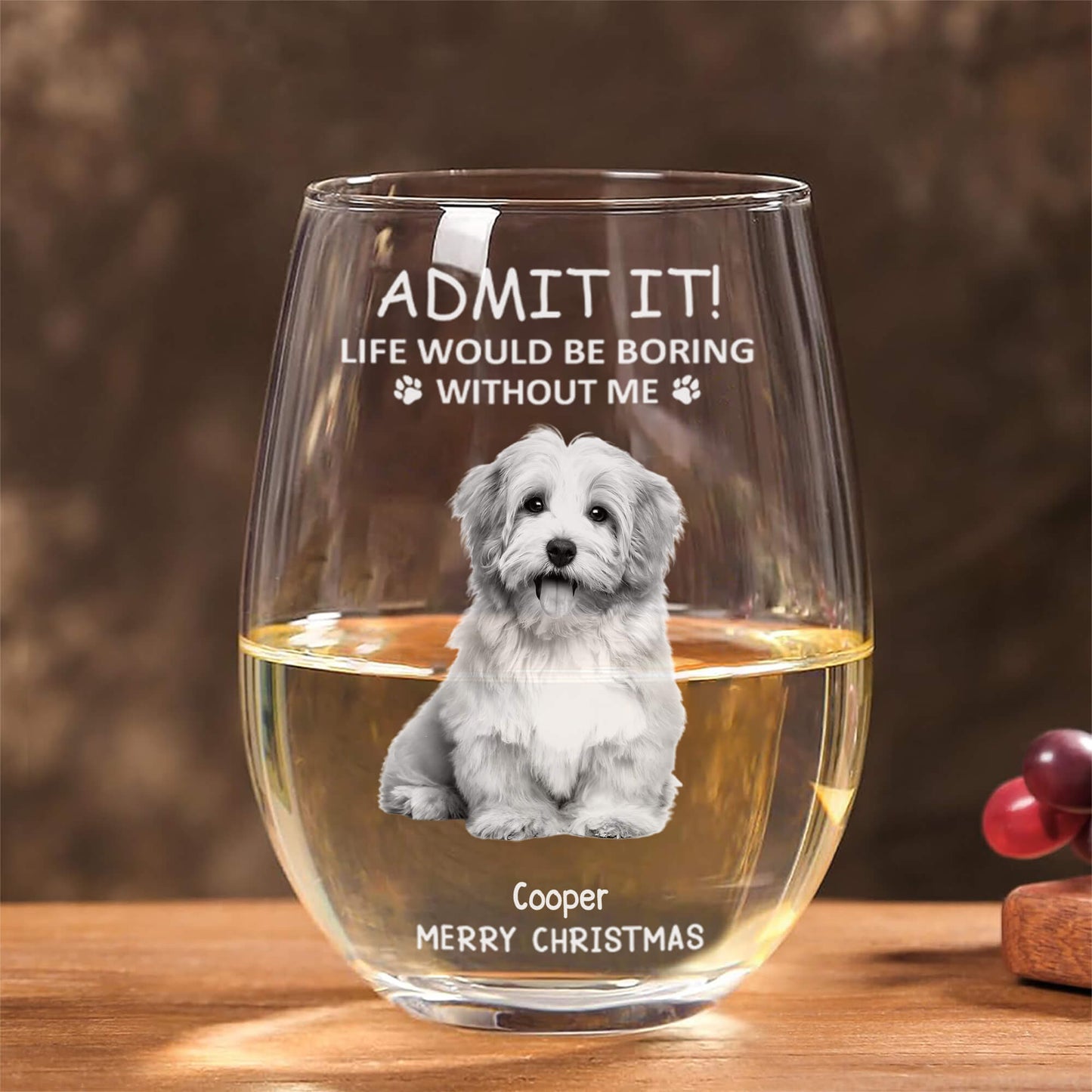Personalized Christmas Poster - Funny Pet - Themed Gift Poster