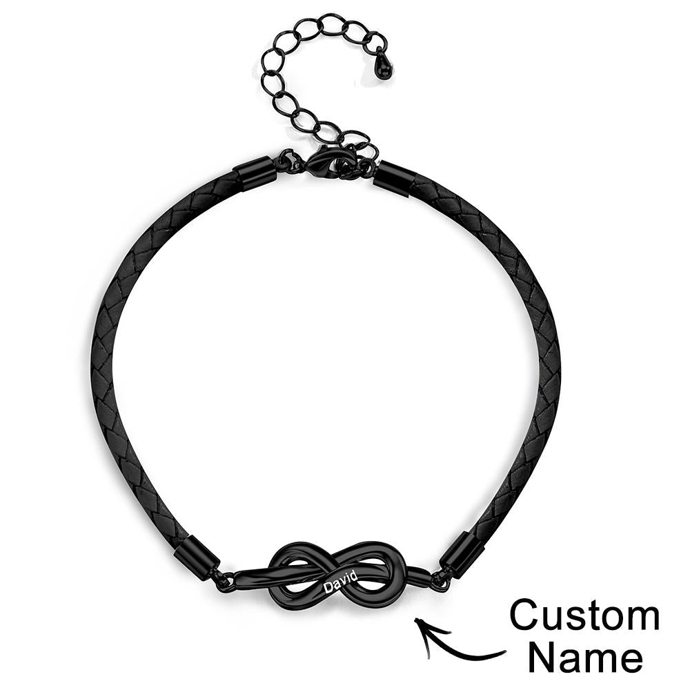 Any Names - Personalized Roped Couple Bracelet