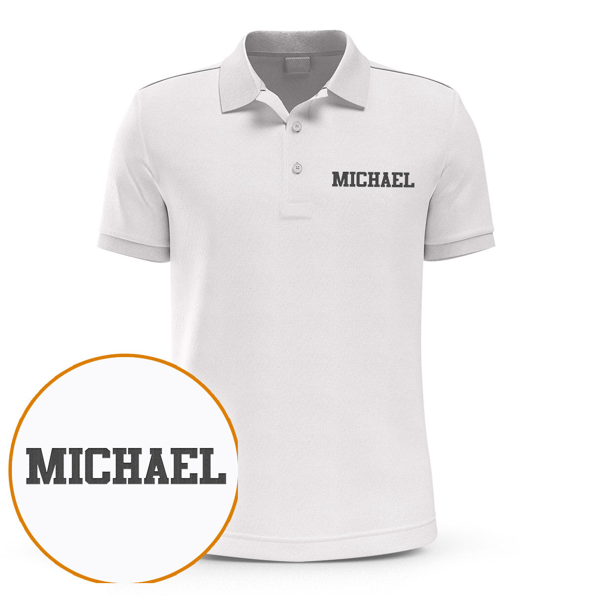 Custom Name - Personalized Uncle Embroidered Polo Shirt