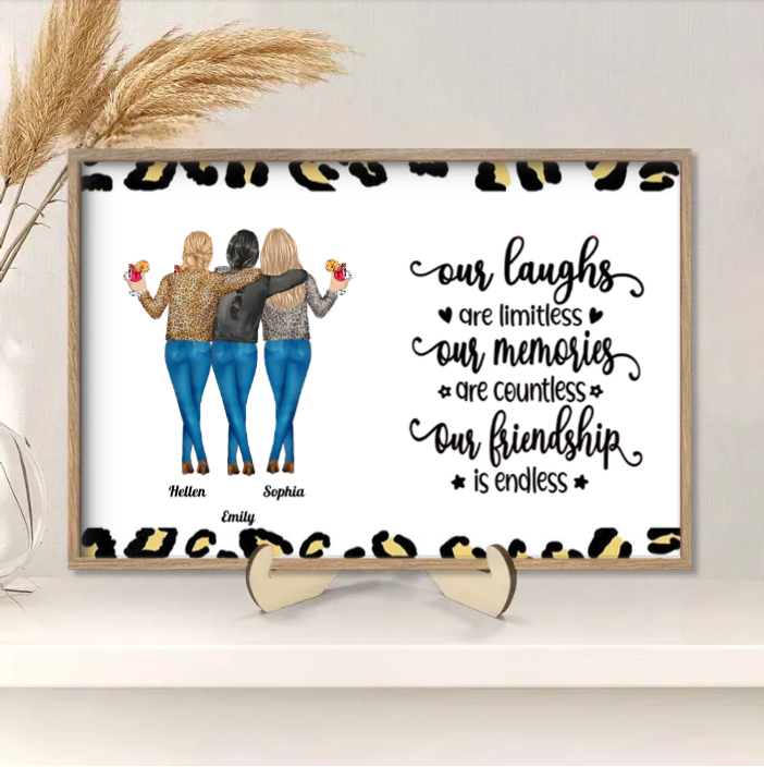 Personalized Sister & Brother Jewelry Dish or Keychain or Plaque or Cup or Ornament, Endless Friendship, Priceless Memories,Custom Gift for Birthday, Christmas, Thanksgiving