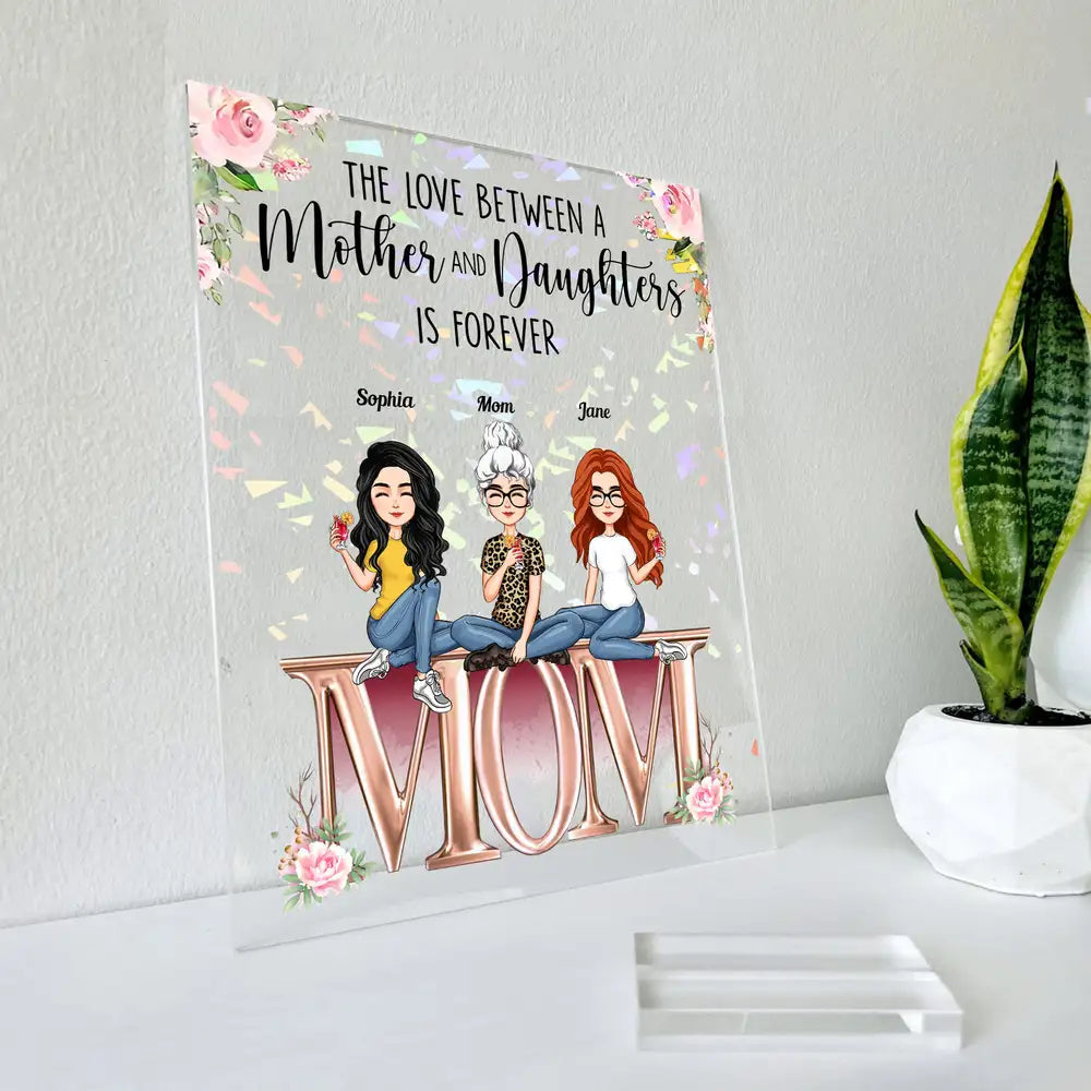 Acrylic Plaque for Family Bonding – Personalized Mother's Day Gift