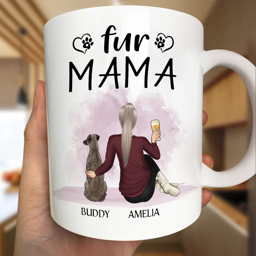 A Girl & Her Dogs – A Heartwarming Bond with Custom Names, Perfect Gift for Dog Lovers,for Mother’s Day or Birthday