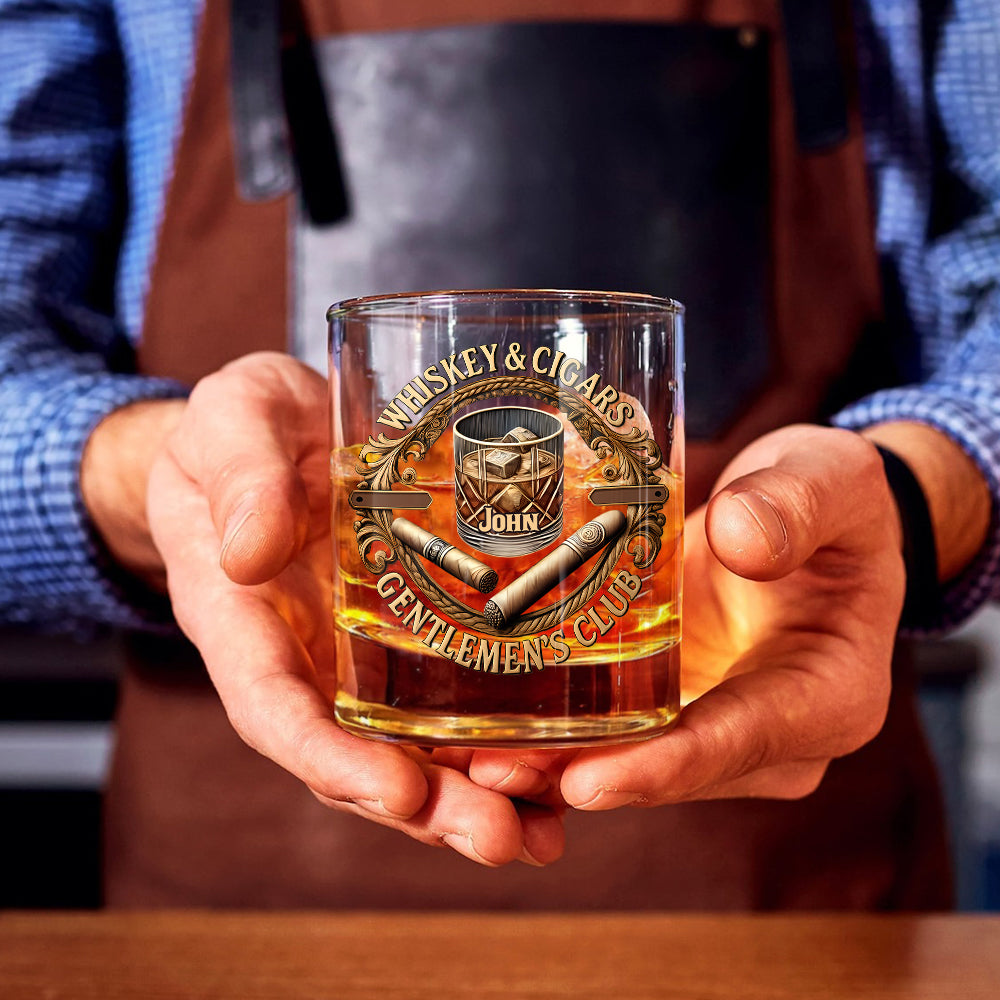 Gentleman Club - Personalized Whisky Whiskey Glass
