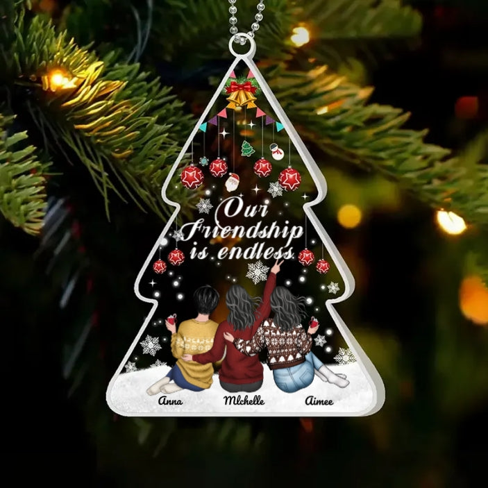 Besties Forever - Our Friendship Is Endless - Jewelry, Ornament, Beauty Tools, Cup - Christmas Gift