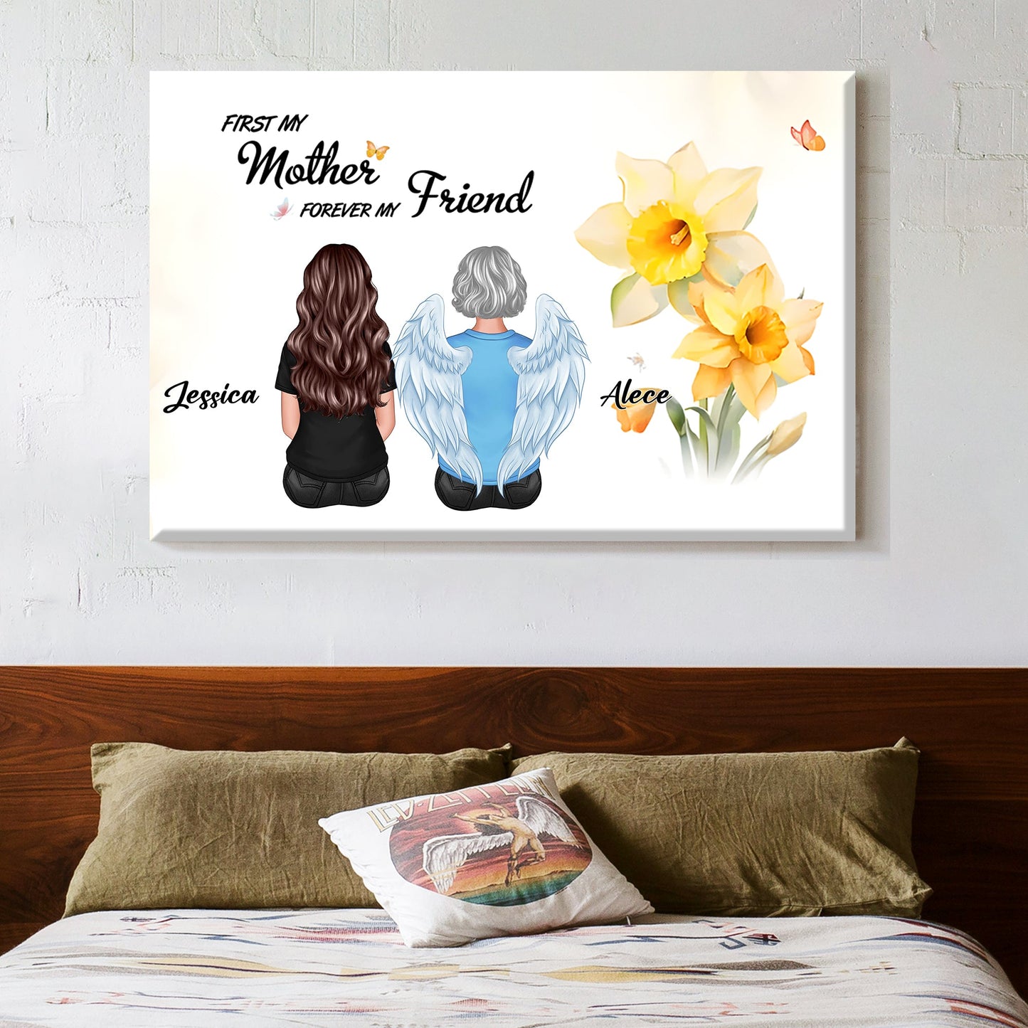 Personalized Mother’s Poster with Birth Month Flowers – A Heartfelt Gift to Honor Your Mom