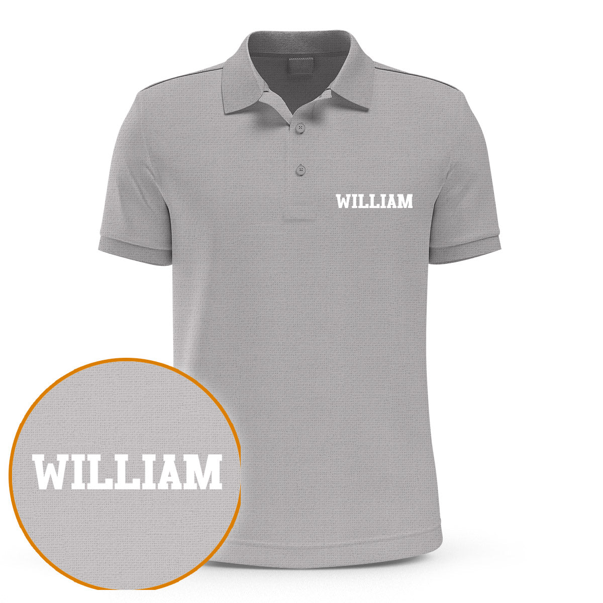 Custom Name - Personalized Couple Embroidered Polo Shirt