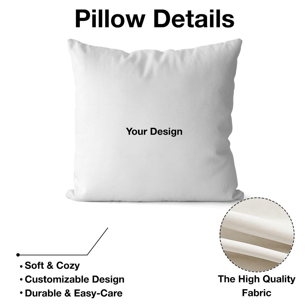 Personalized Pet Memorial Pillow with Custom Photo & Name