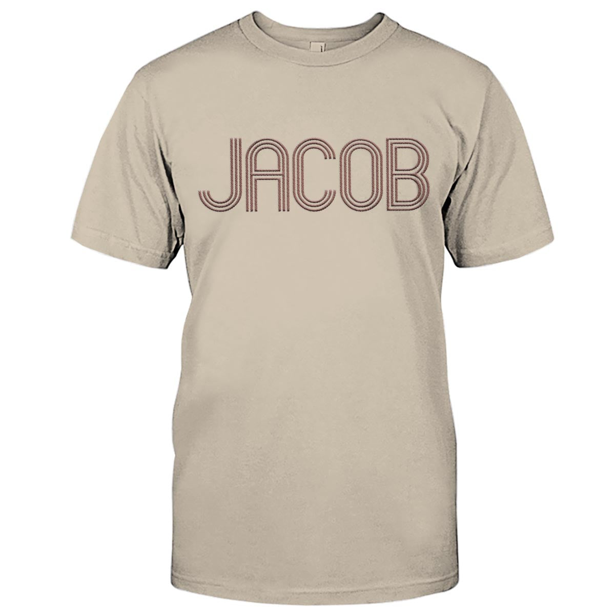 Custom Name - Personalized Step Dad Embroidered T-shirt