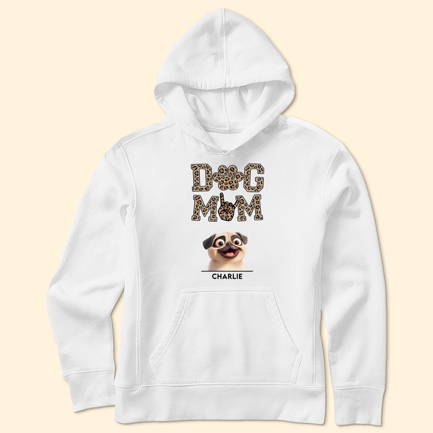 Personalized Dog Mom T-Shirt with Custom Dog Faces