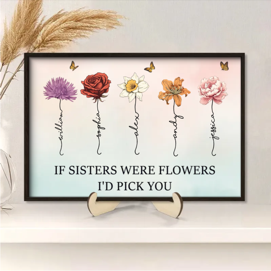 Custom Friendship Plaque Keychain - Personalized Gift Canvas Poster