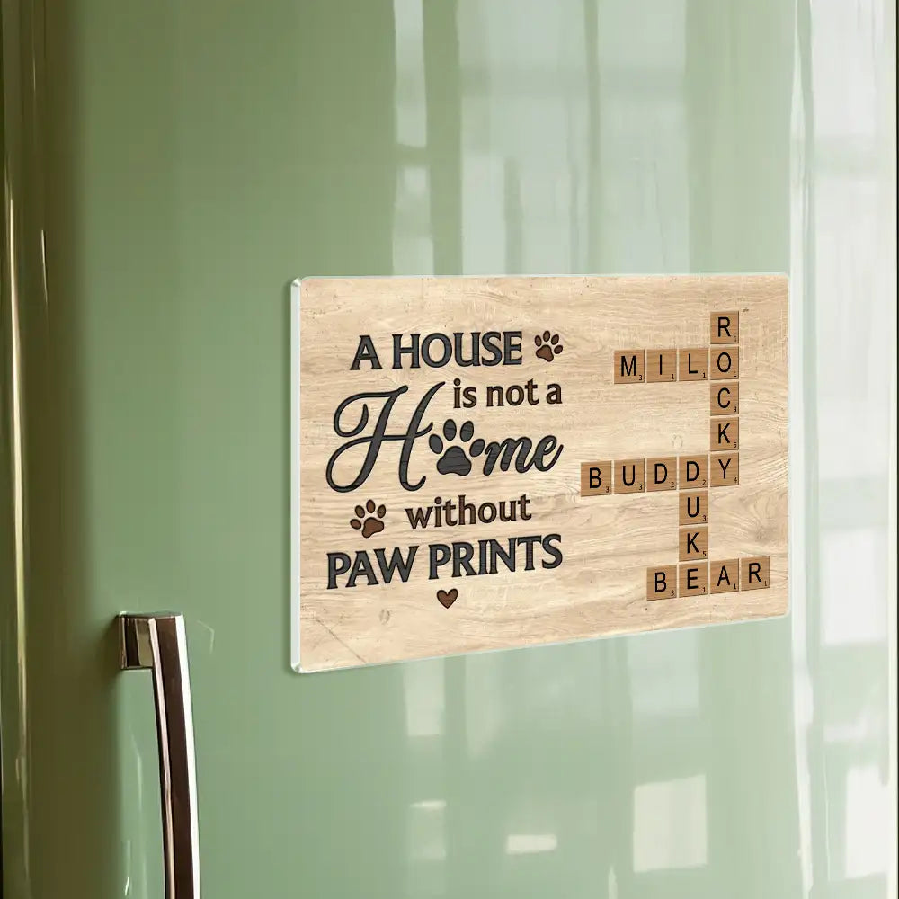 Custom Pet Lover Fridge Magnet - Personalized Dog Owner Gift