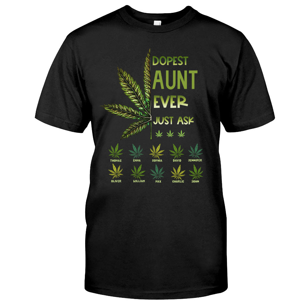 Dopest Dad Ever - Gift for dad, grandma, grandpa, mom, uncle, aunt, brother, sister - Personalized T-shirt And Hoodie