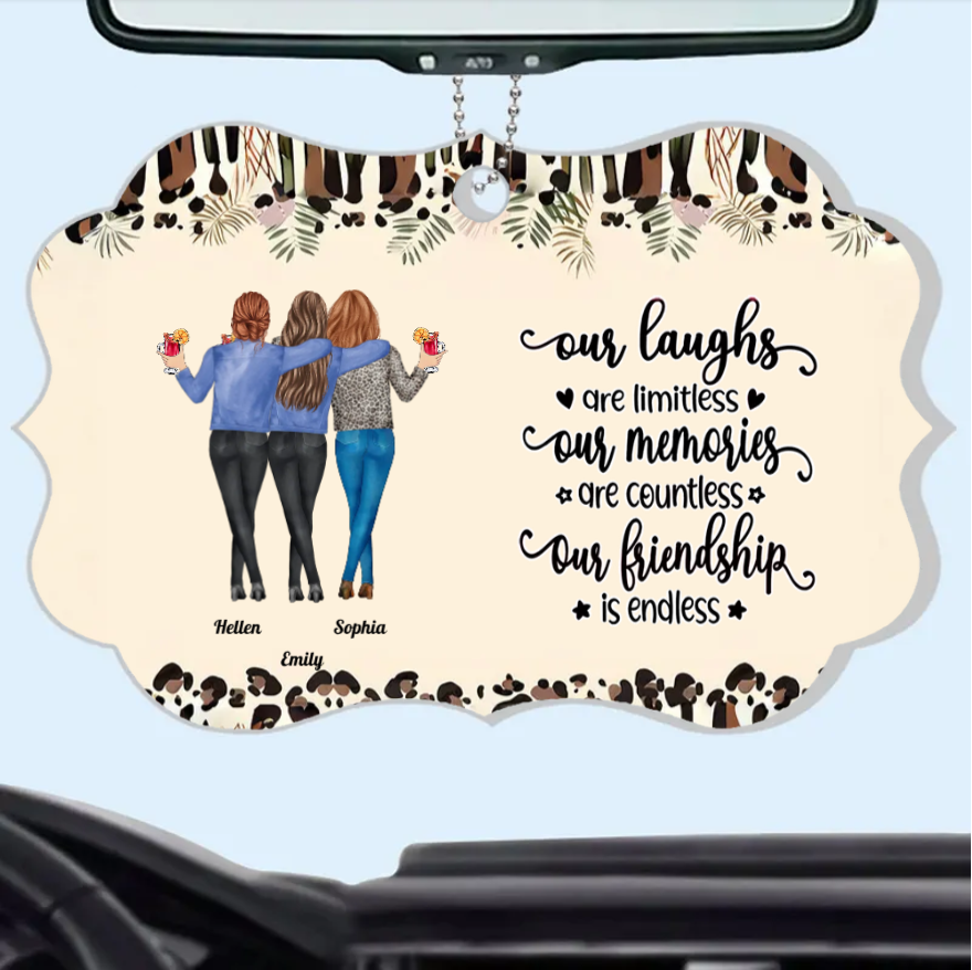 Personalized Sister & Brother Keychain or Plaque or Cup or Ornament, Endless Friendship, Priceless Memories,Custom Gift for Birthday, Christmas, Thanksgiving