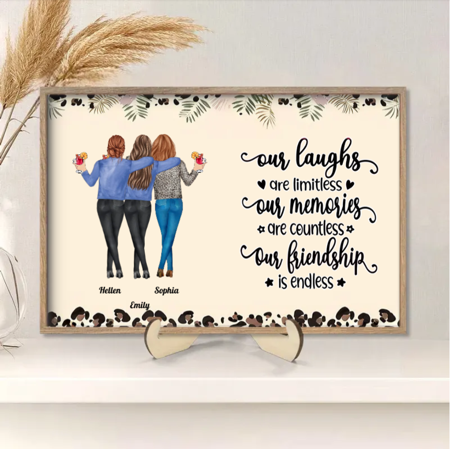 Personalized Sister & Brother Jewelry Dish or Keychain or Plaque or Cup or Ornament, Endless Friendship, Priceless Memories,Custom Gift for Birthday, Christmas, Thanksgiving