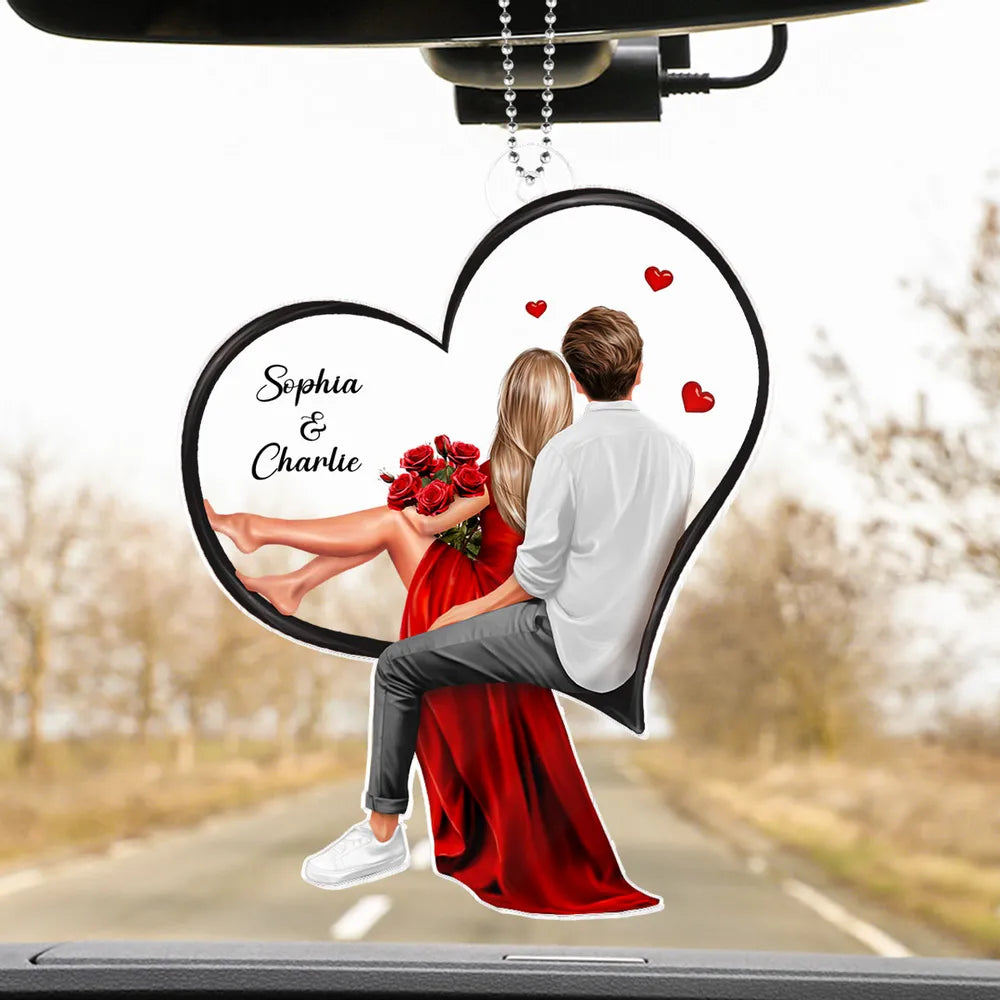 Personalized "My Favorite Place In All The World" Ornament – Perfect Valentine's Day Gift for Couples
