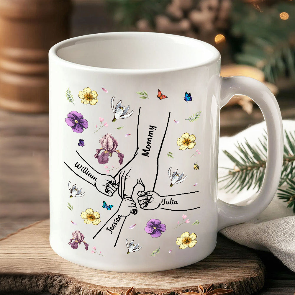 Mother & Daughter – A Bond That Can’t Be Broken | Personalized White Ceramic Mug - Ideal Gift for Mother's Day, Family Gatherings, or Special Occasions