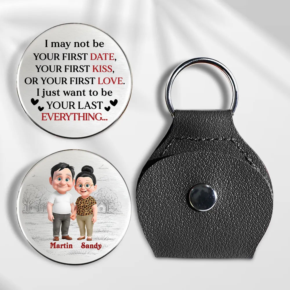 Pocket Hug Personalized Love Token With 'Your Last Everything' Message, Heartwarming Keepsake, Unique Gift for Couple