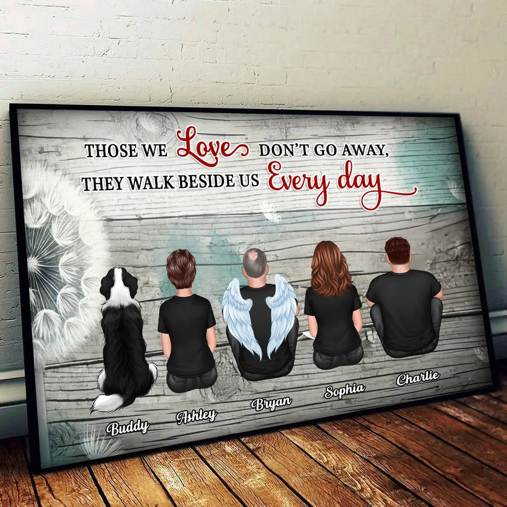 Family & Love Personalized Decor – Memorial Artwork Perfect for Valentine’s Day or Family Celebrations in Poster, Pillow, Wallet Card, and Cup Forms