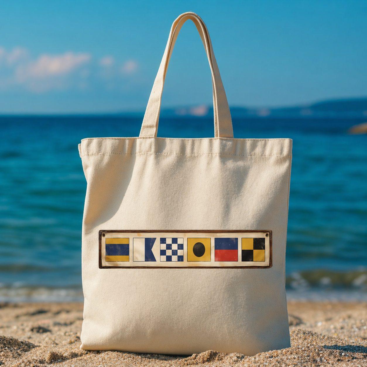 Personalized Nautical Signal Flag Classic Tee - Custom Maritime-Inspired Gift for Boat & Travel Lovers