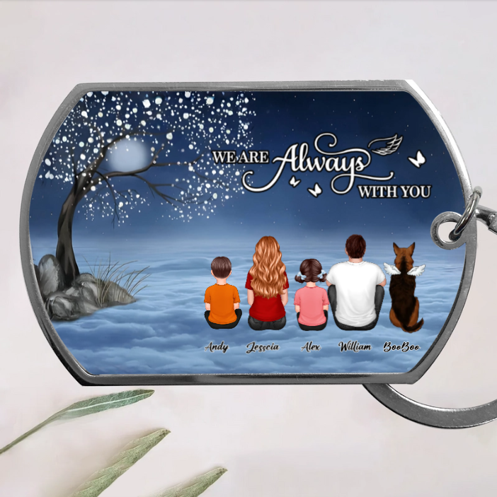 Butterfly I Am Always With You Memorial Personalized Keychain or Poster or Ornament or Plaque