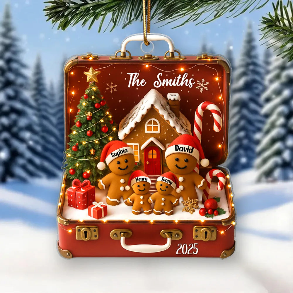 Personalized Acrylic Ornament with Clear Print Design, Home Décor Accent and Festive Touch, A Heartwarming Gift Choice